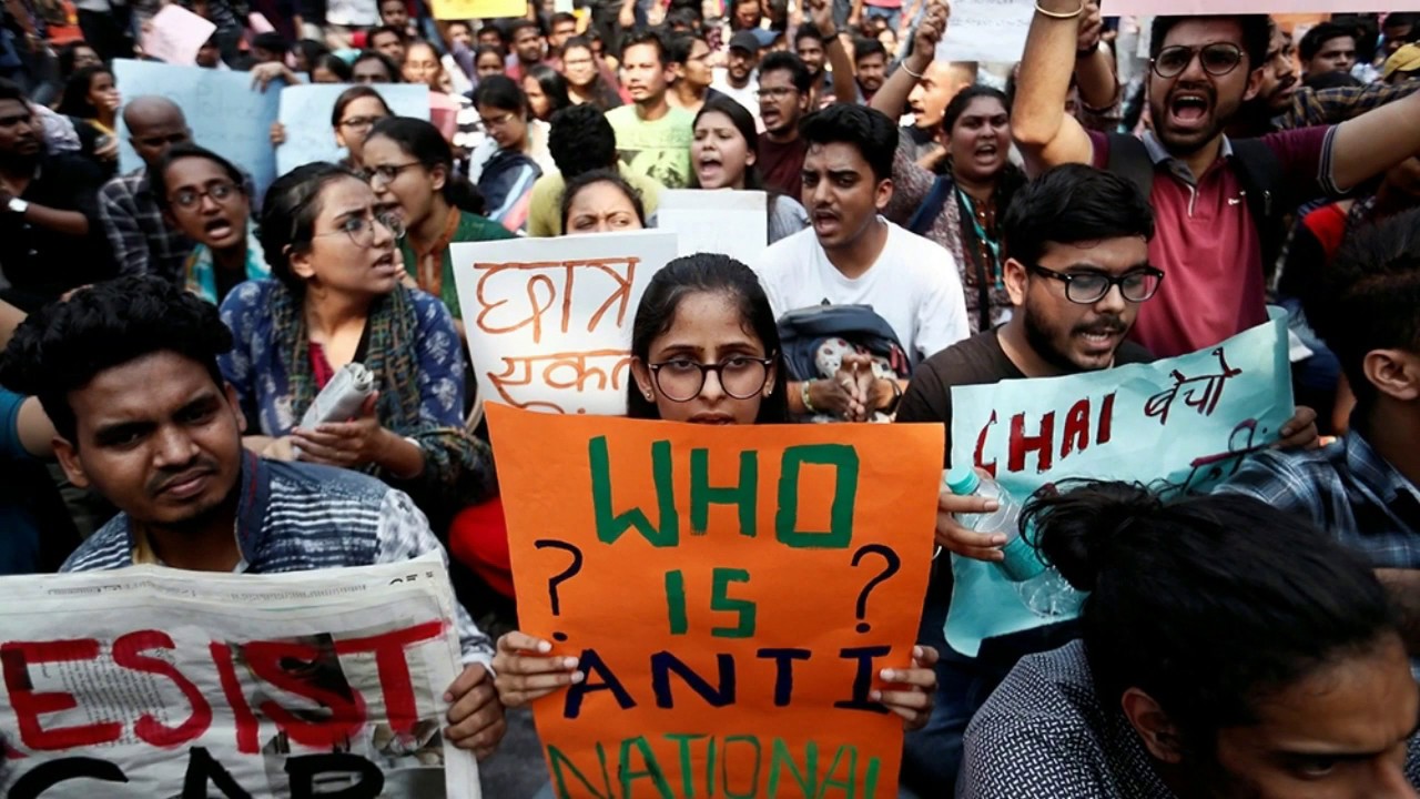 Applicants are demonstrating for corruption in the exams