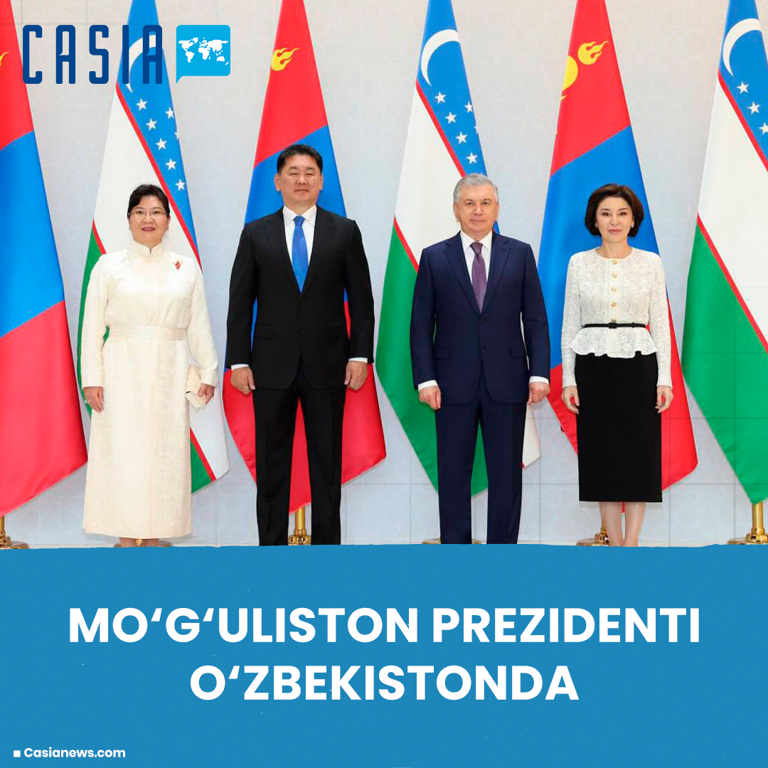 The President of Mongolia is in Uzbekistan