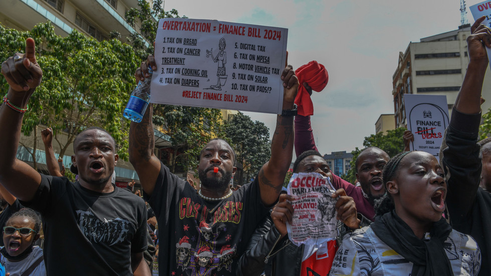 In Kenya, protesters stormed the parliament and set it on fire