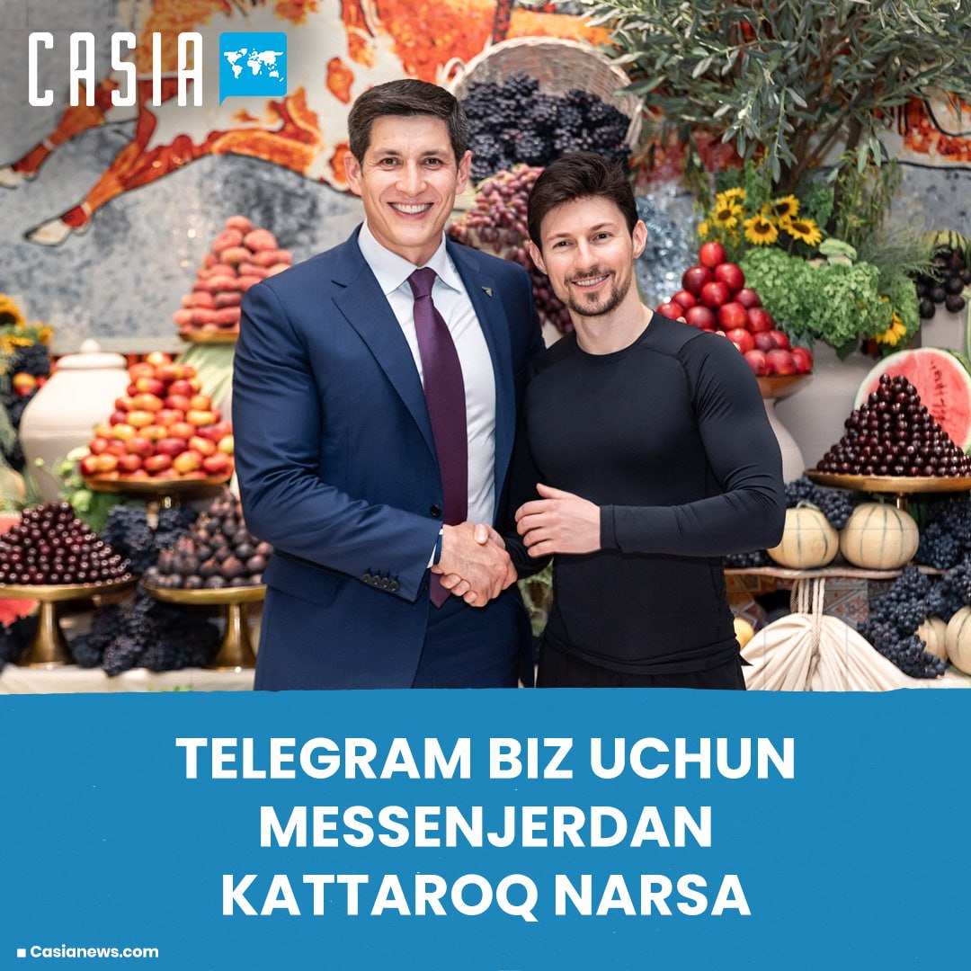 Pavel Durov is in Uzbekistan