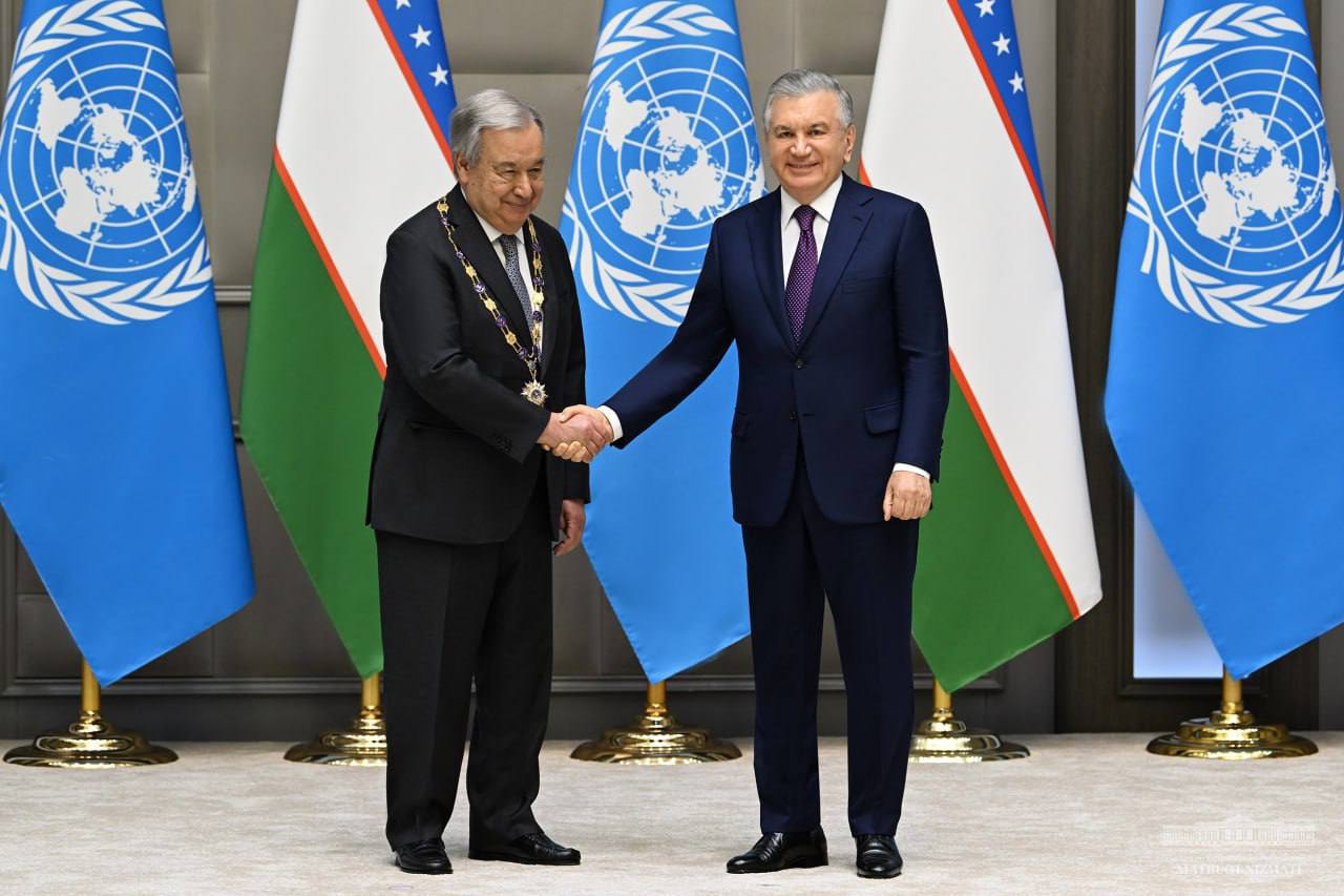 Guterres was awarded the Order of Friendship of the Highest Degree
