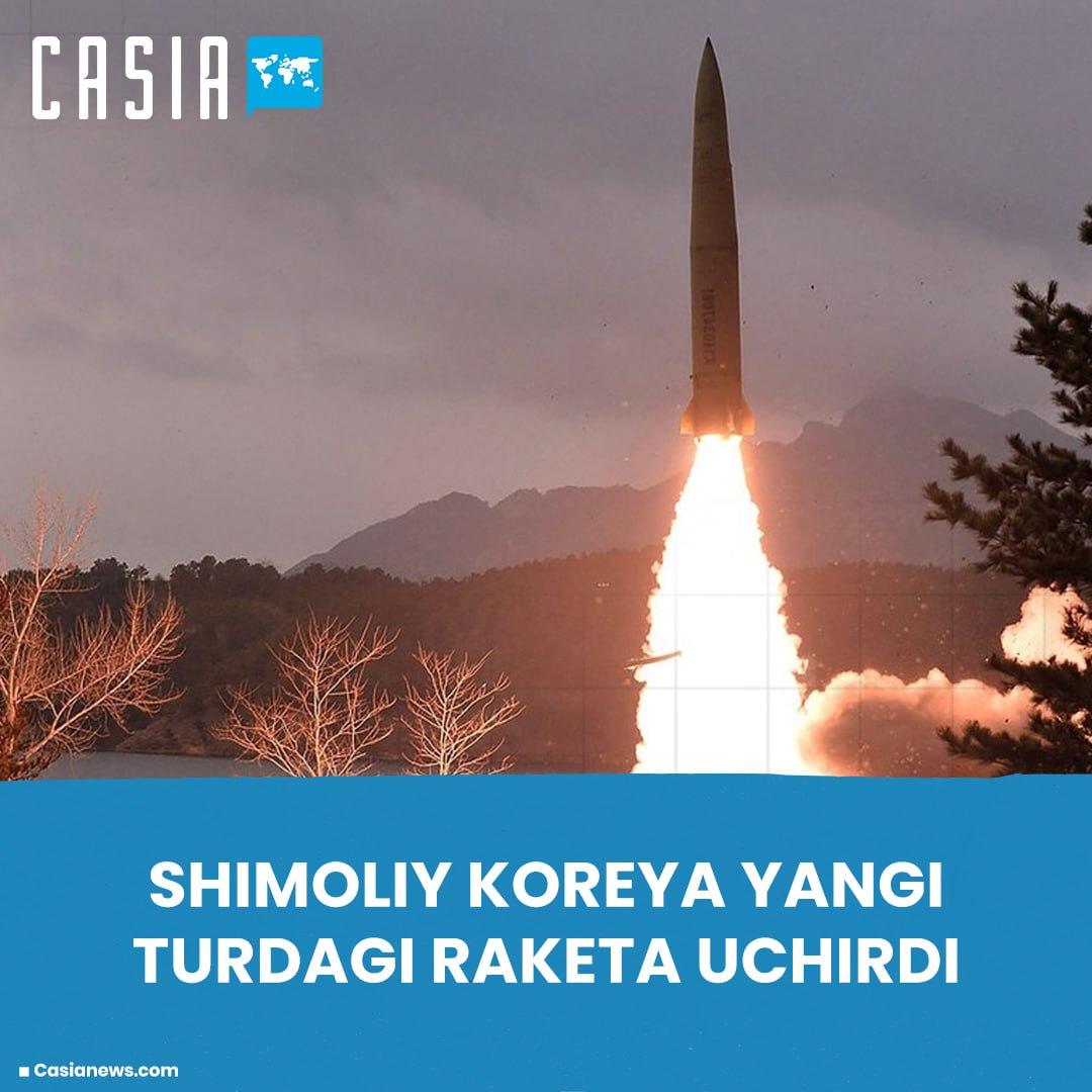 Shimoliy Koreya yangi turdagi raketa uchirdi