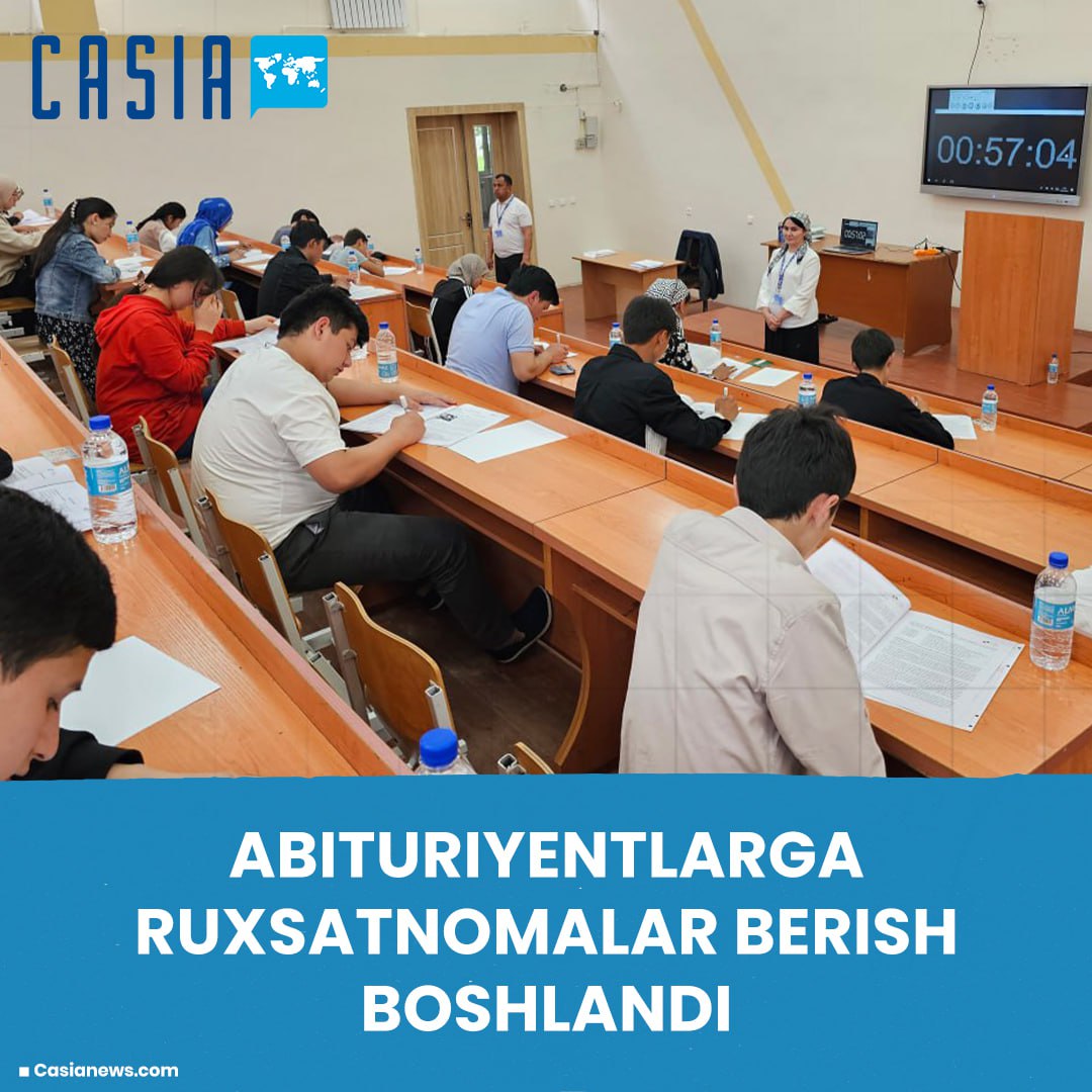 For the 2024/2025 academic year in Uzbekistan, the issuing of applicant's permits to applicants who registered online for admission to HEIs has begun