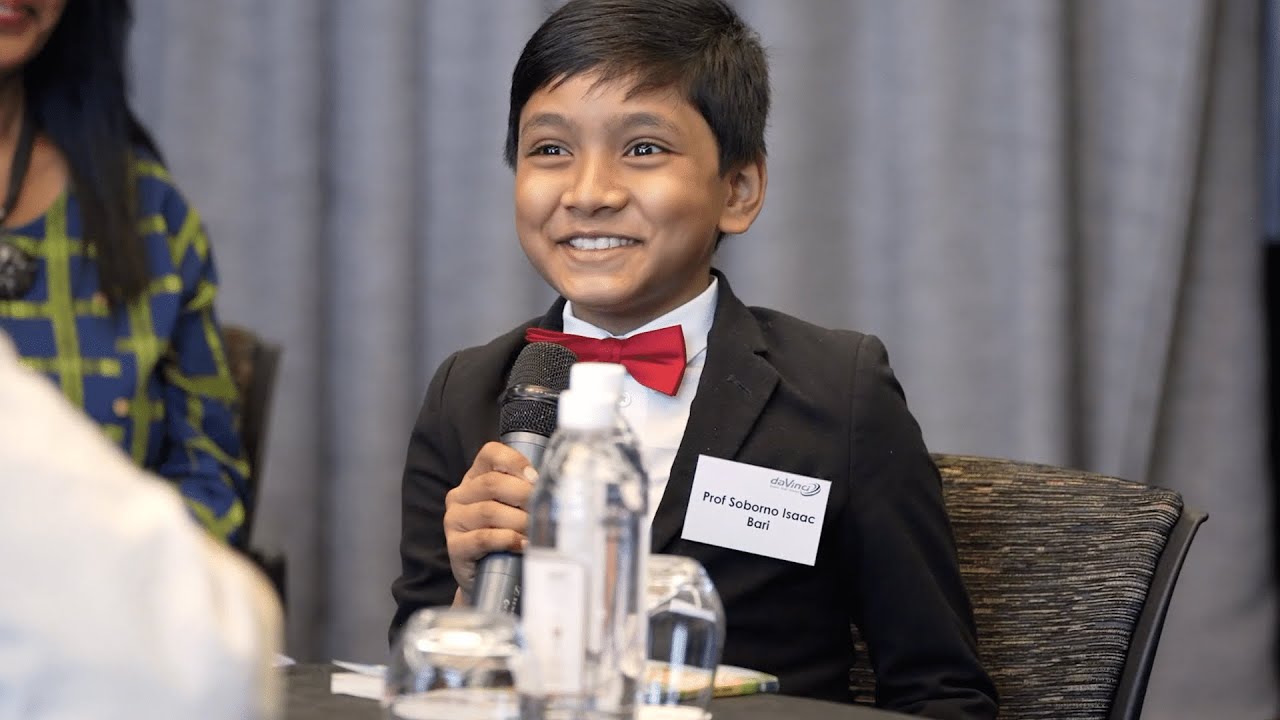 A 12-year-old student at New York University