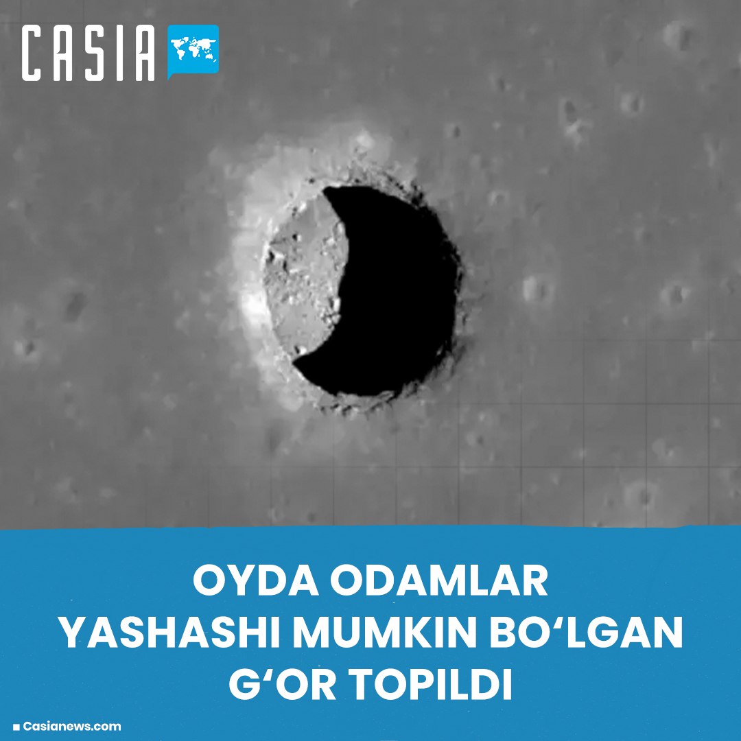 🌕 Scientists have discovered a cave on the Moon for the first time