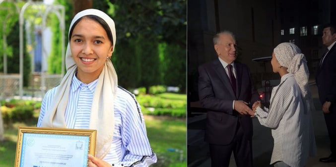 Prezident bilan ko‘rishgan farg‘onalik qiz grant asosida o‘qishga kirdi