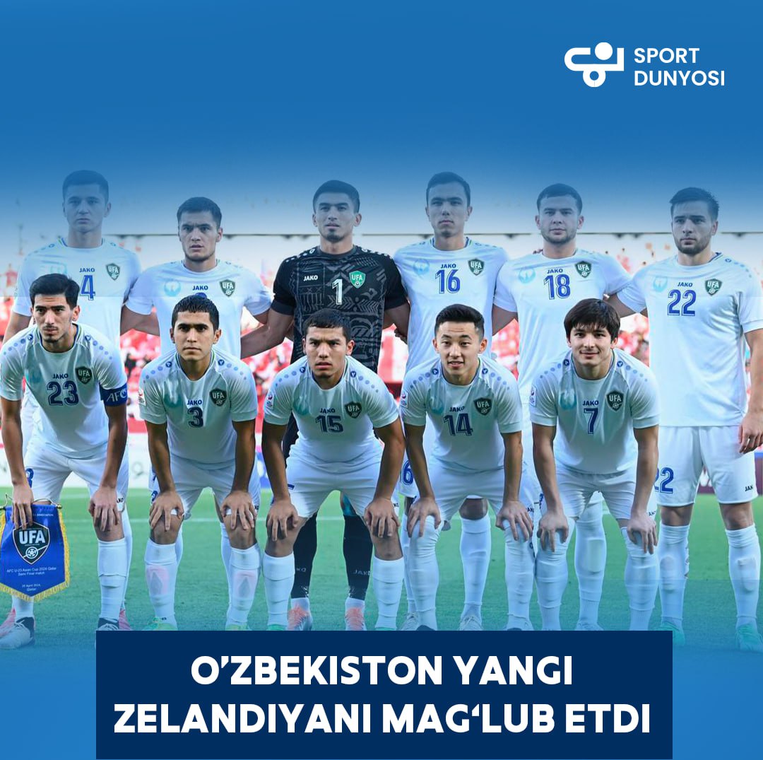O’zbekiston Yangi Zelandiyani mag‘lub etdi