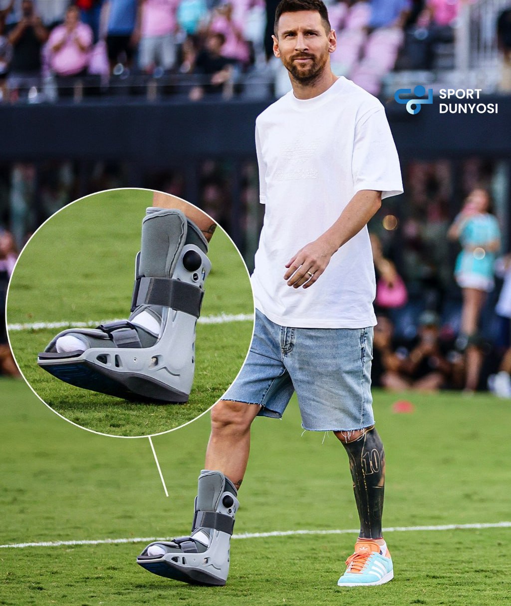 This is how Messi is moving after his injury in the Copa America final