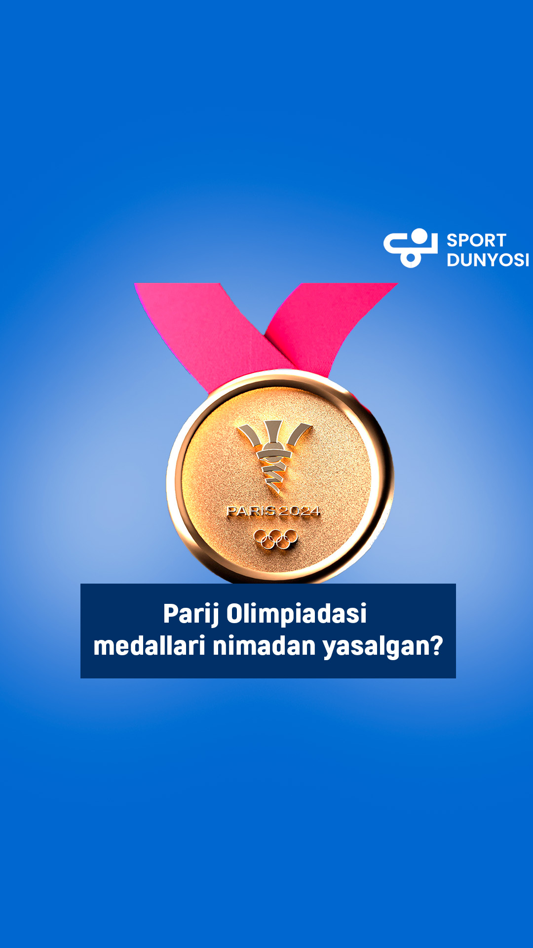 What are the Paris Olympics medals made of?