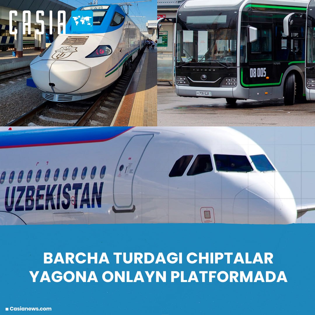 Barcha avia, temir yo‘l va avtobus chiptalari yagona onlayn platformada