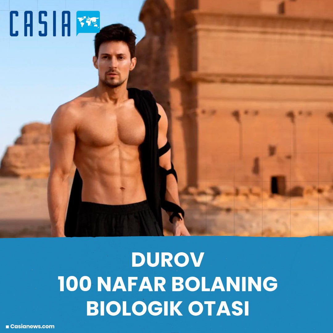 Pavel Durov announced on his Telegram channel that he has more than 100 biological children