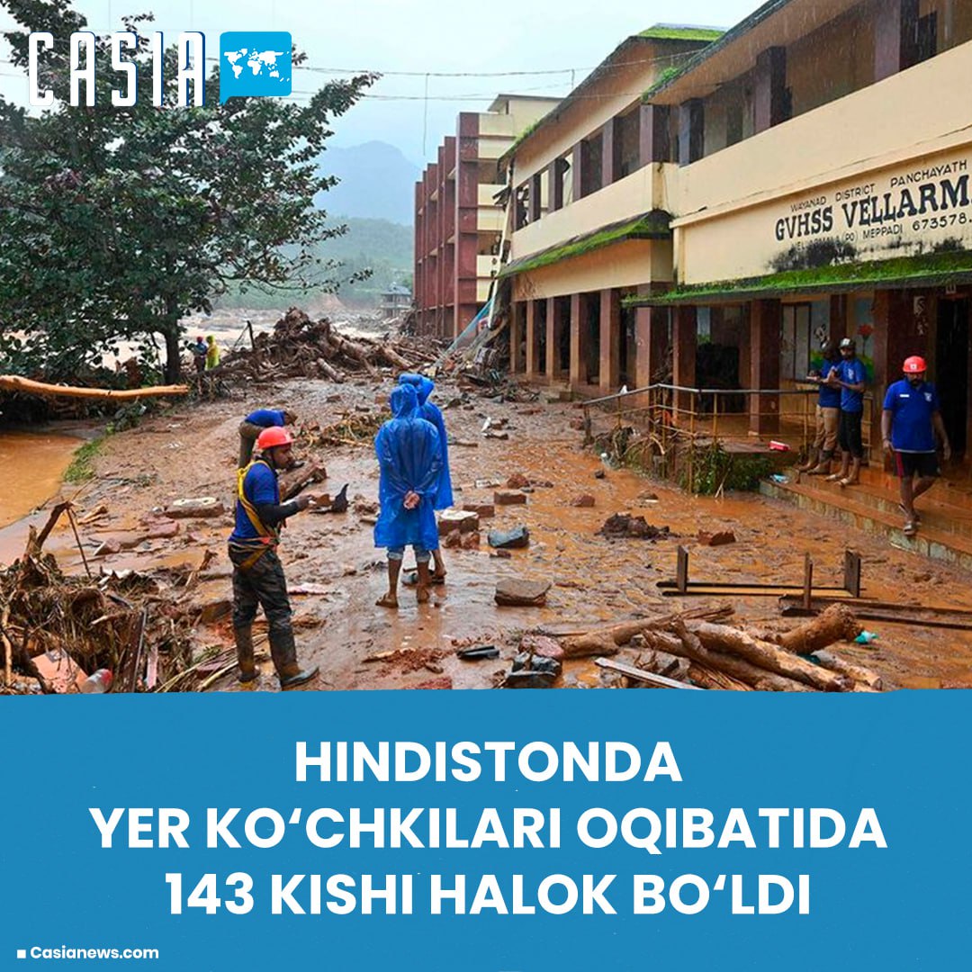 143 people died in landslides in India  