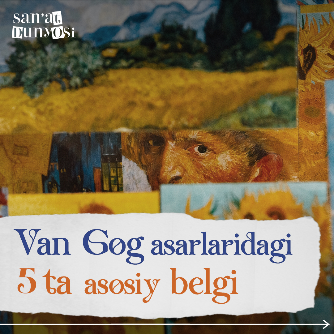 🖼 5 main characters in Van Gogh's works