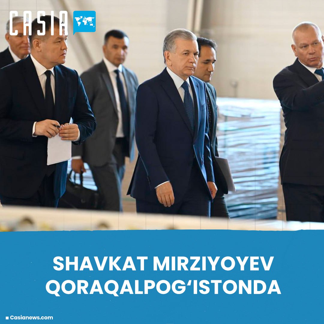 Shavkat Mirziyoyev is in Karakalpakstan