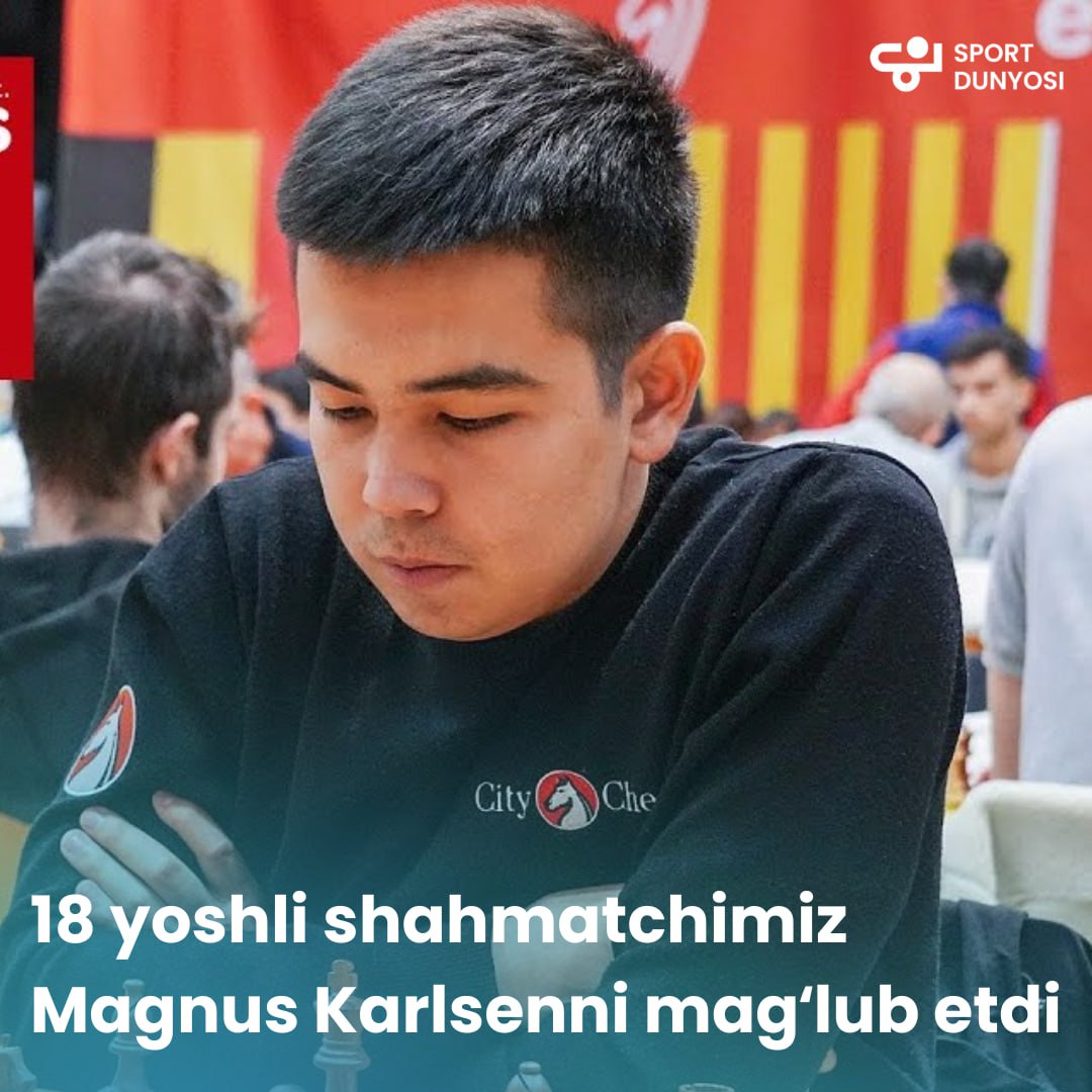 Our 18-year-old chess player defeated Magnus Carlsen
