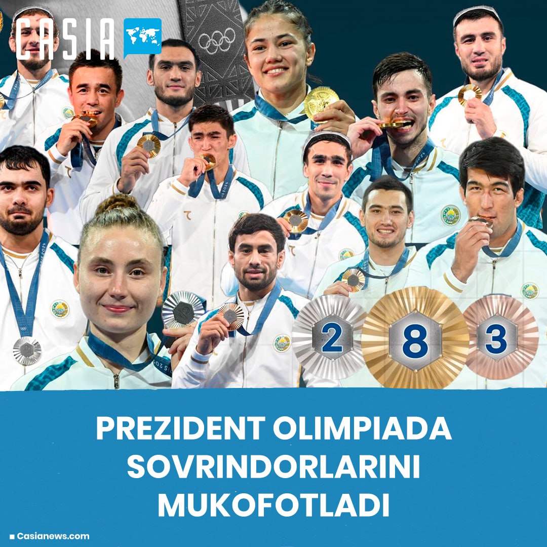 The President awarded the Olympic prize winners