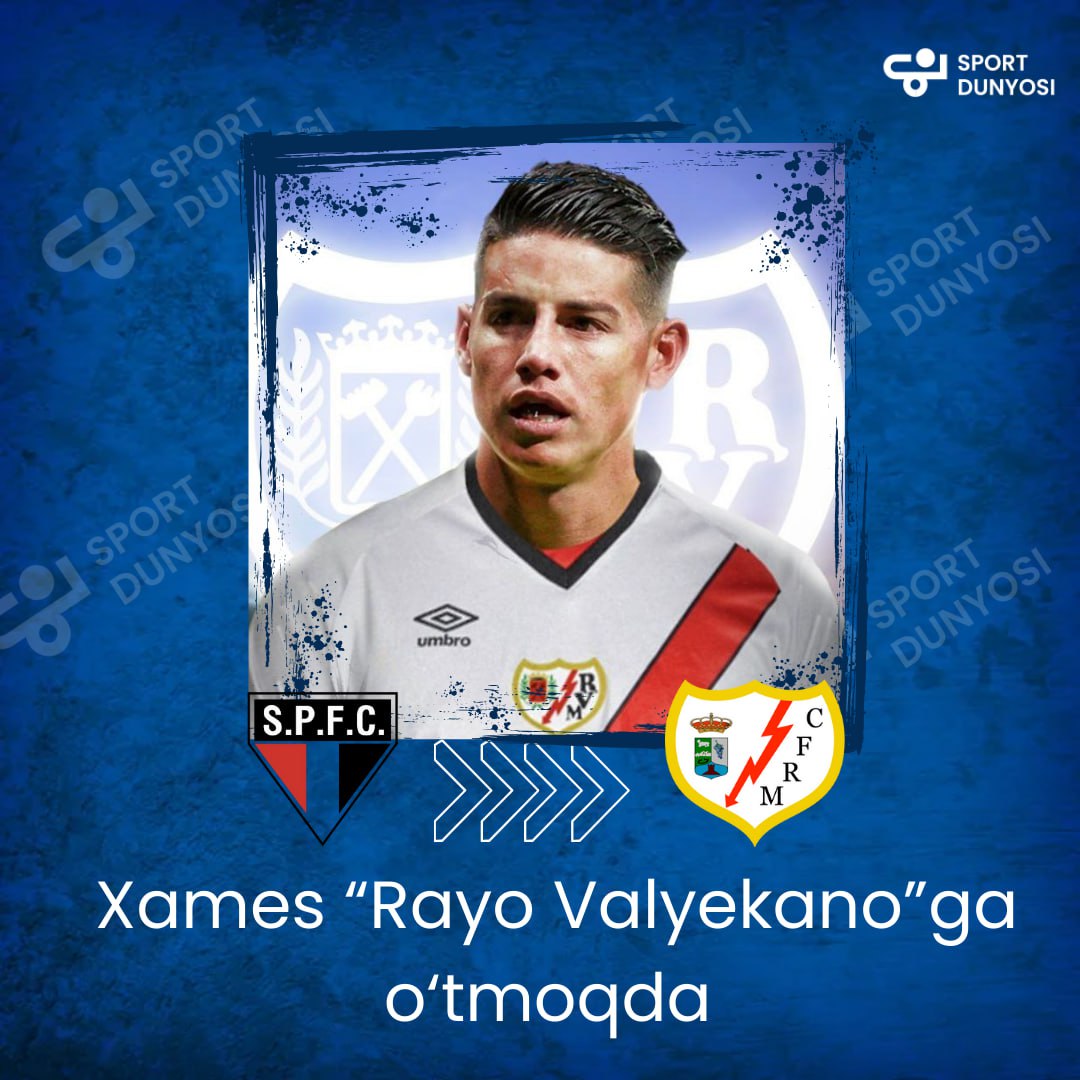 James is moving to Rayo Vallecano