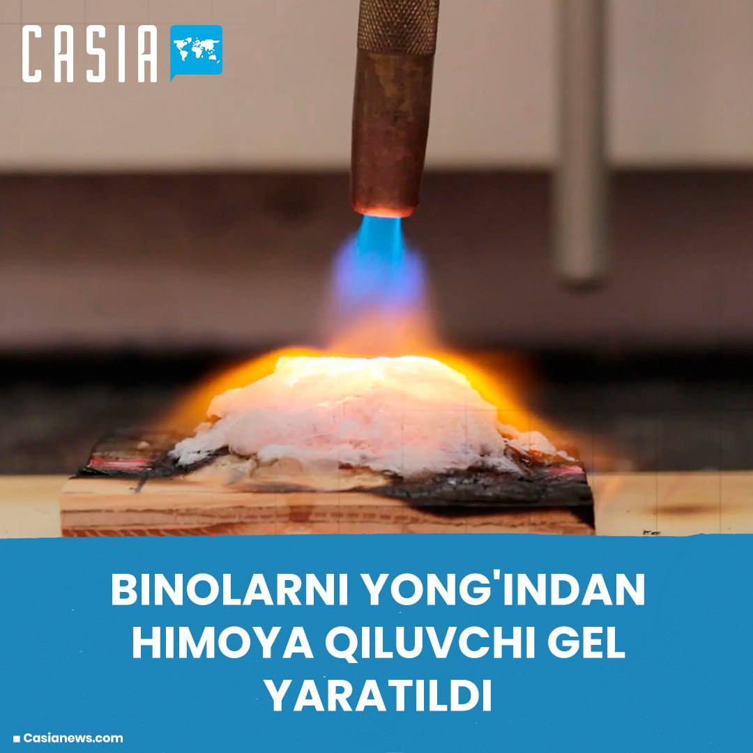 Gel that protects buildings from fire