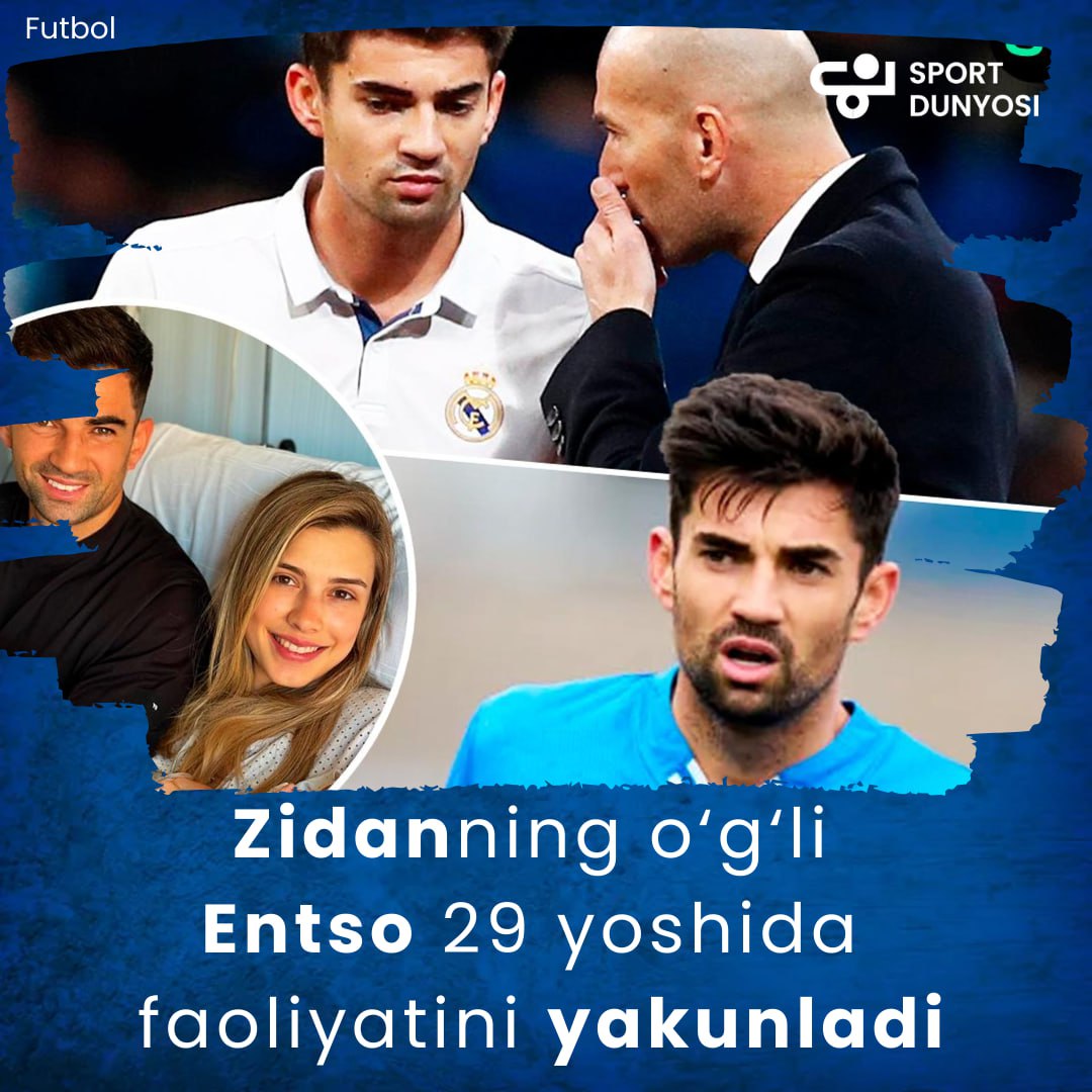 Enzo, Zidane's son, ended his career at the age of 29