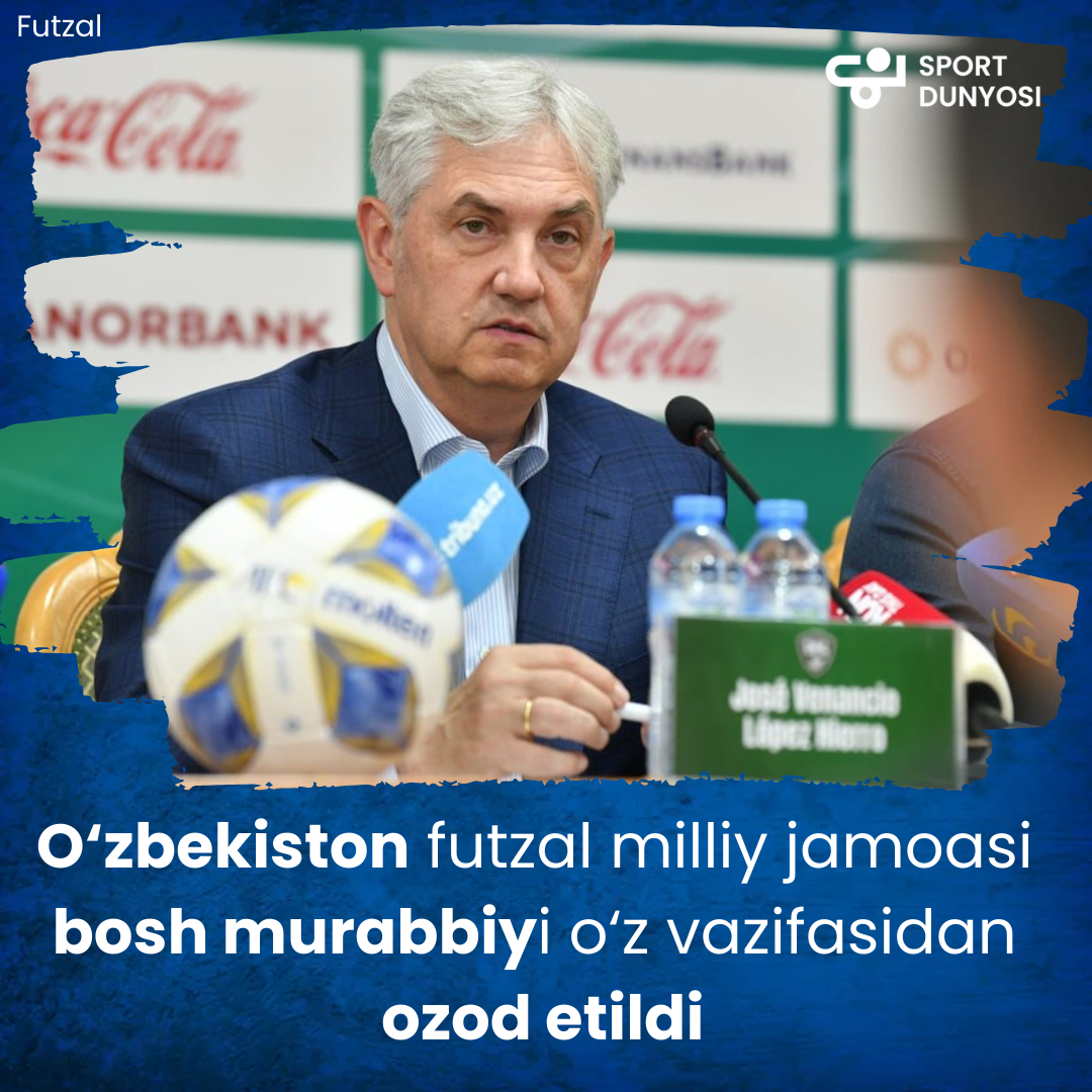 The head coach of the national futsal team of Uzbekistan was relieved of his duties