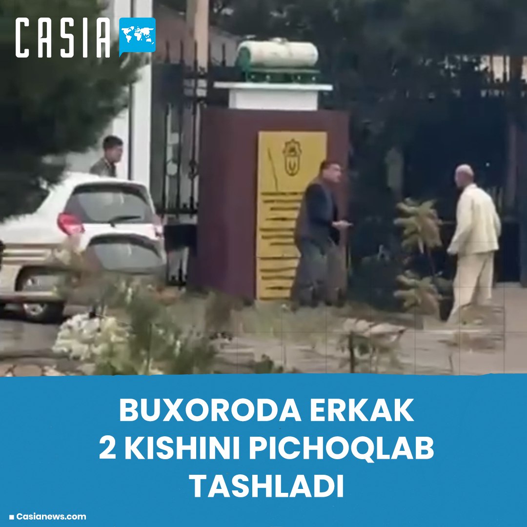 A man who stabbed 2 people was arrested in Bukhara