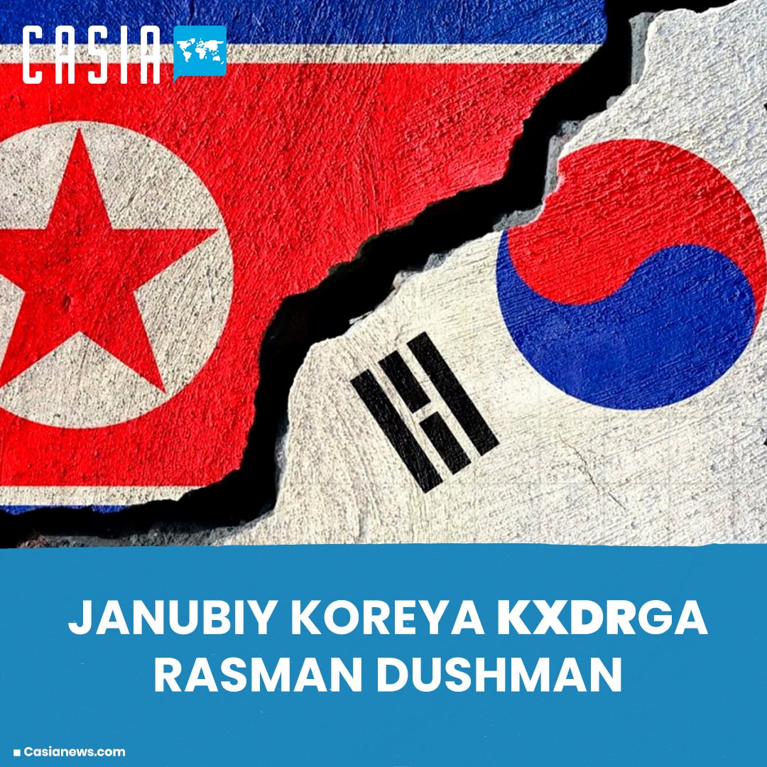North Korea officially declared South Korea as an enemy