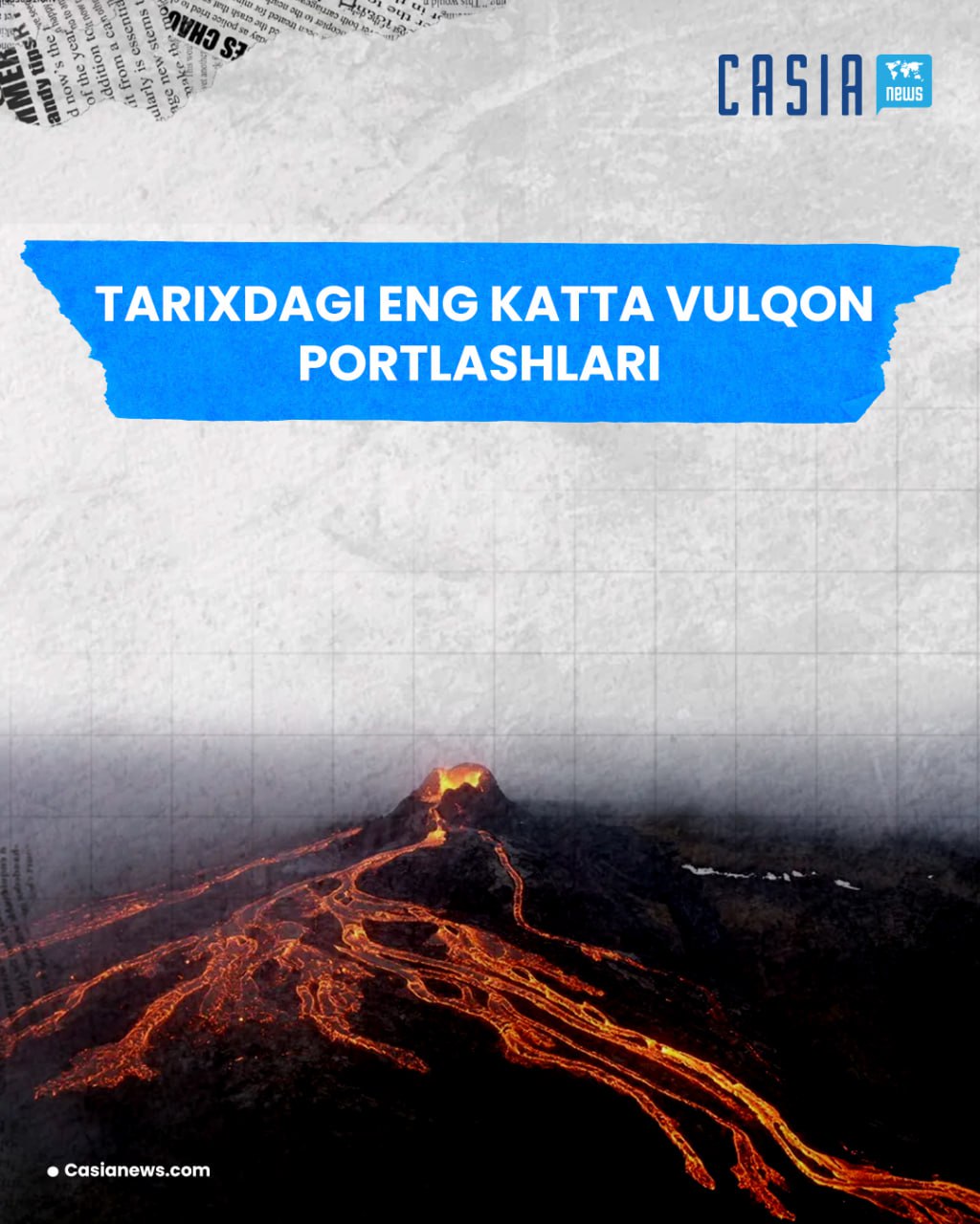 The largest volcanic eruptions