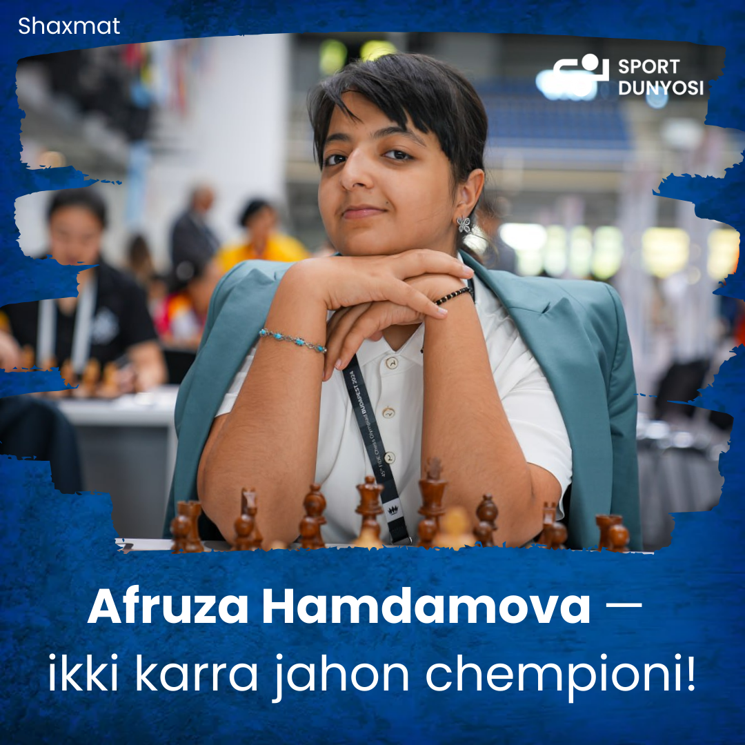 Afruza Hamdamova is a two-time world champion