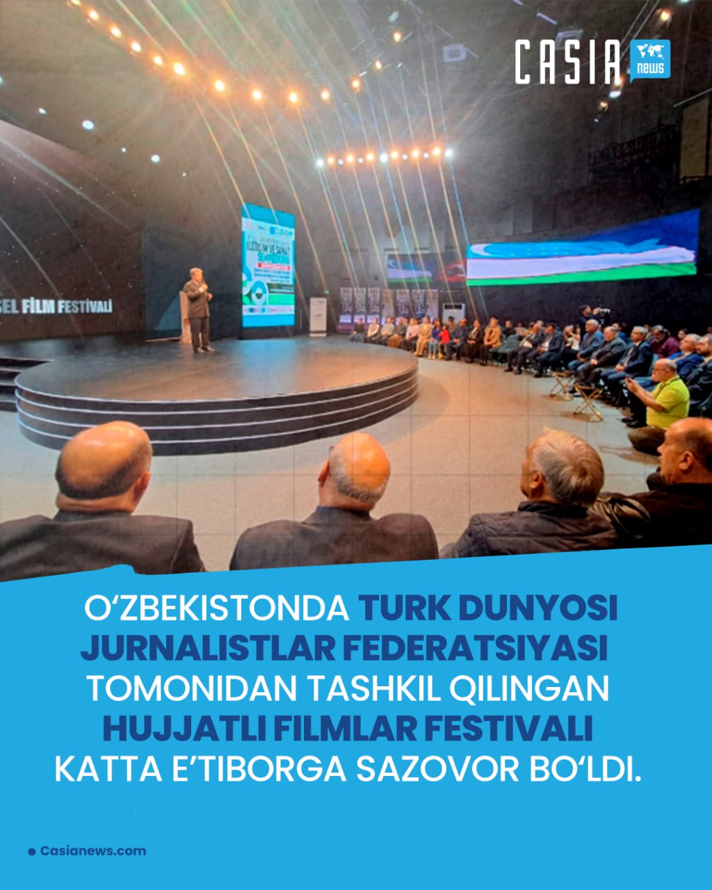 Documentary Film Festival Organized by the Federation of Journalists of the Turkic World in Uzbekistan Received Great Attention