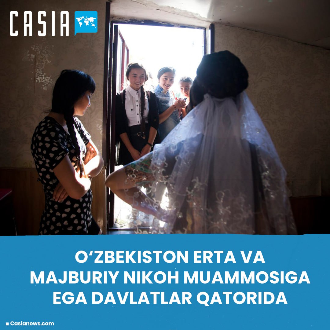 Uzbekistan is among the countries with the problem of early and forced marriage