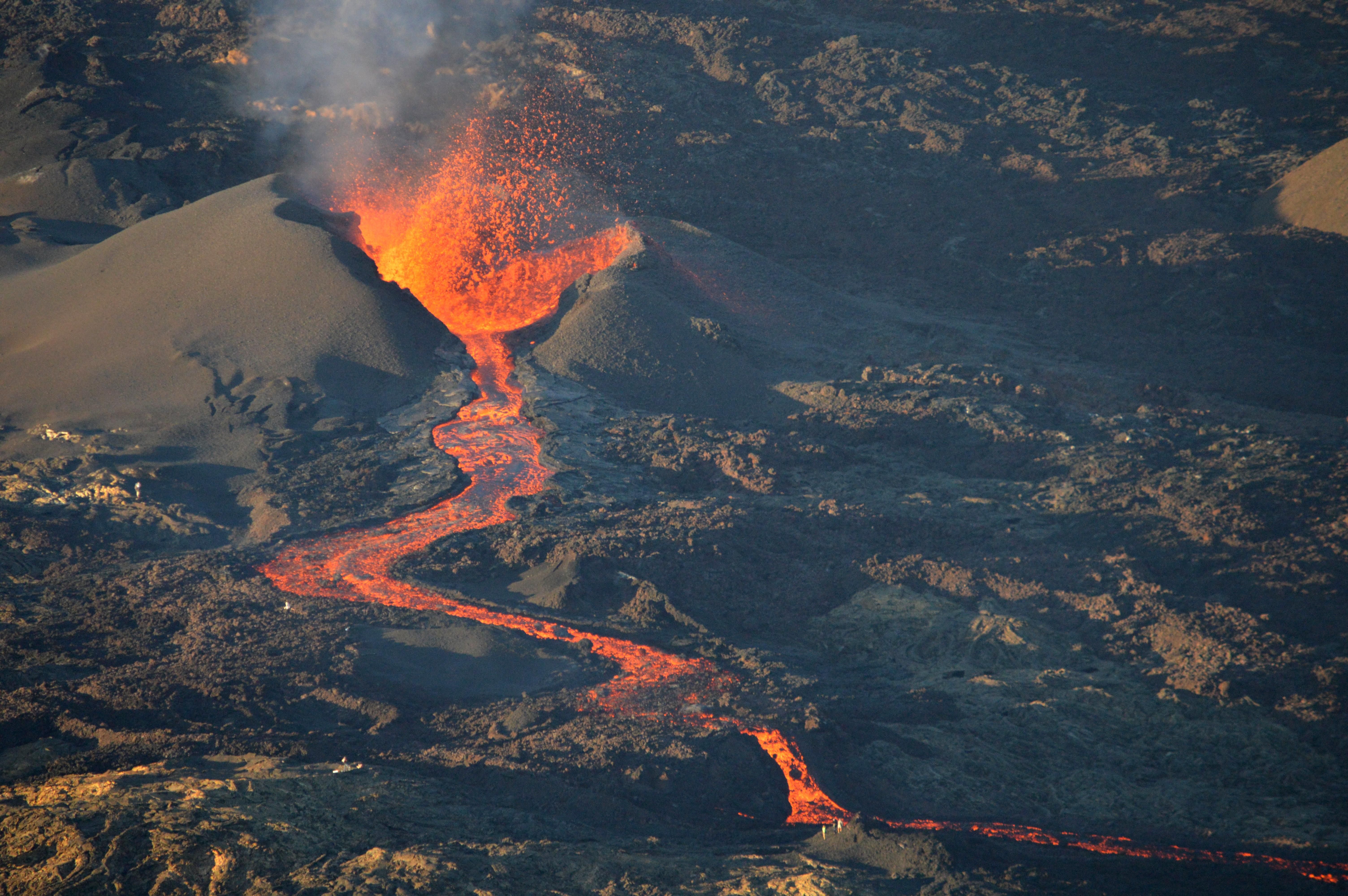 Piton de la Furnace volcano