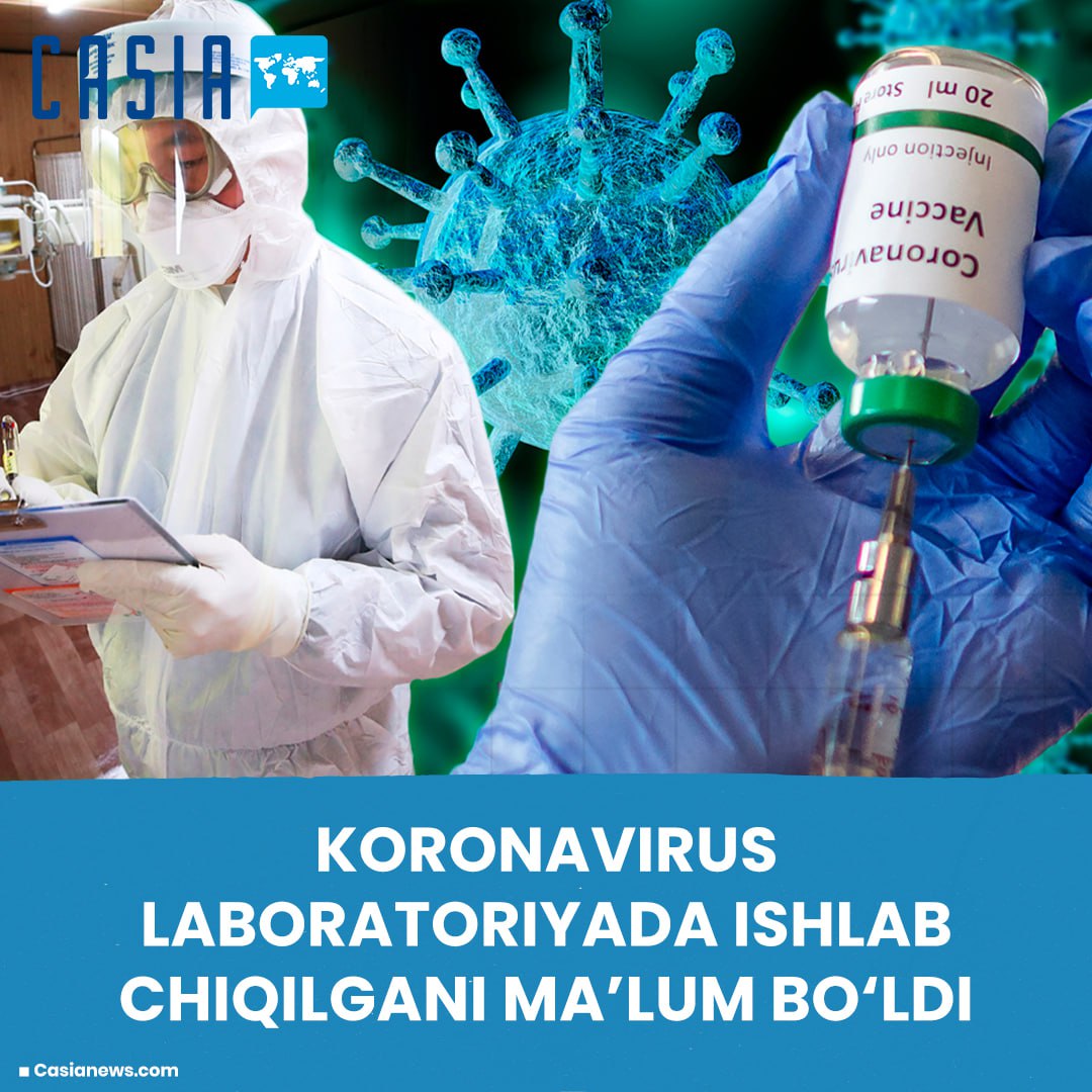It turned out that the coronavirus was developed in a laboratory