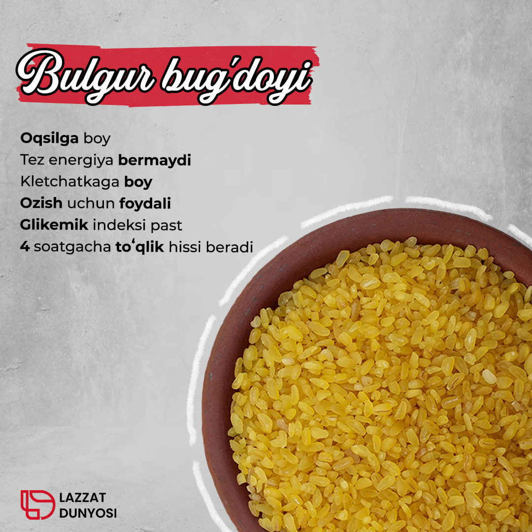Have you ever eaten bulgur wheat?