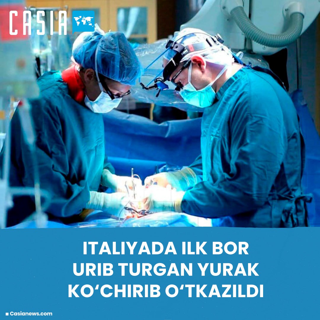 ⚡️ First beating heart transplant in Italy