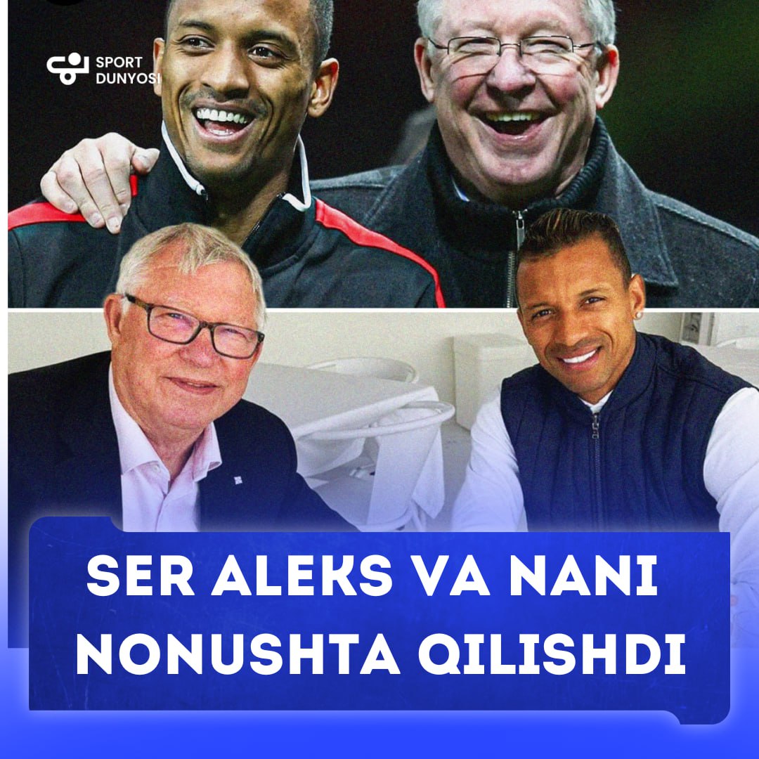 Sir Alex and Nani had breakfast!
