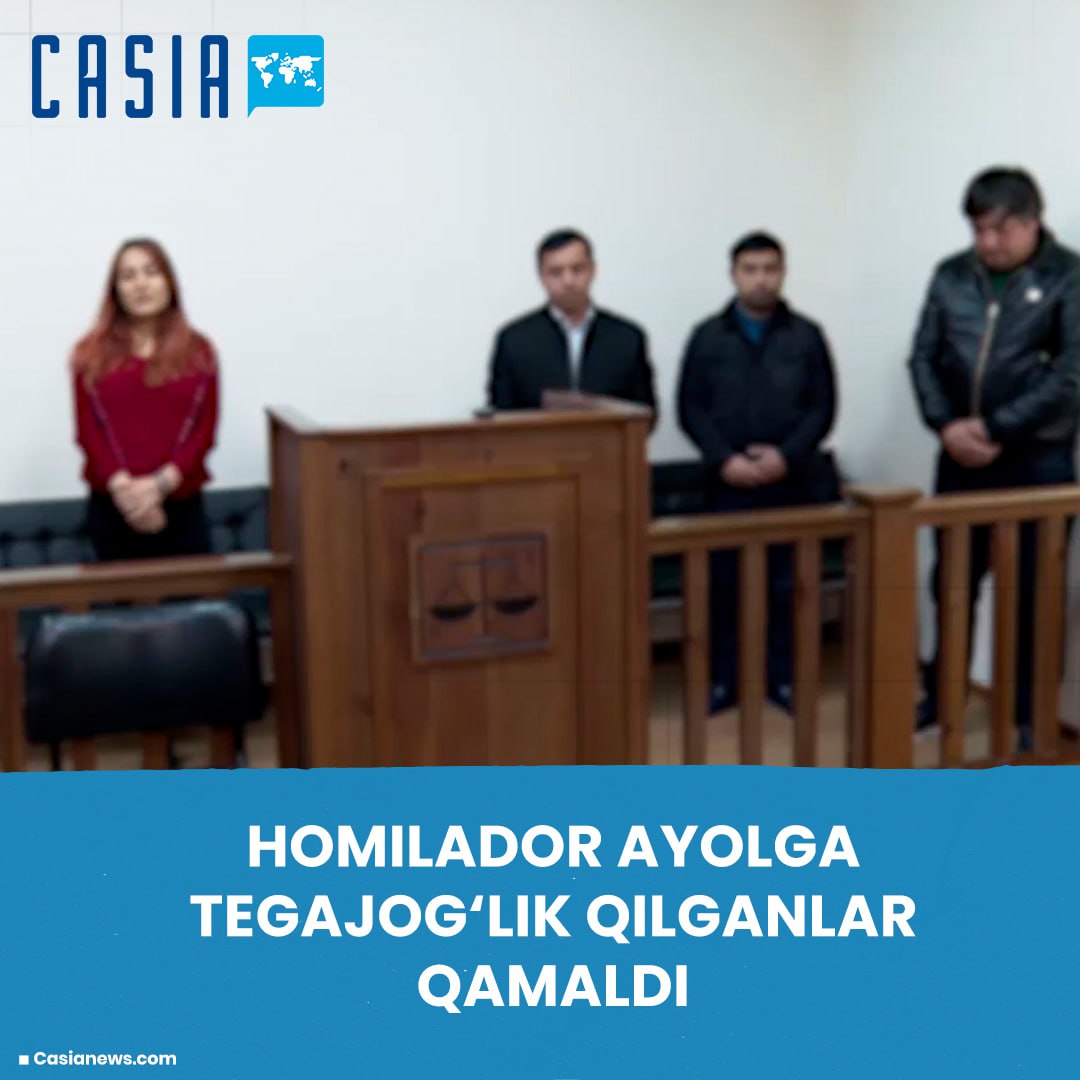 3 men jailed for groping pregnant woman in Tashkent