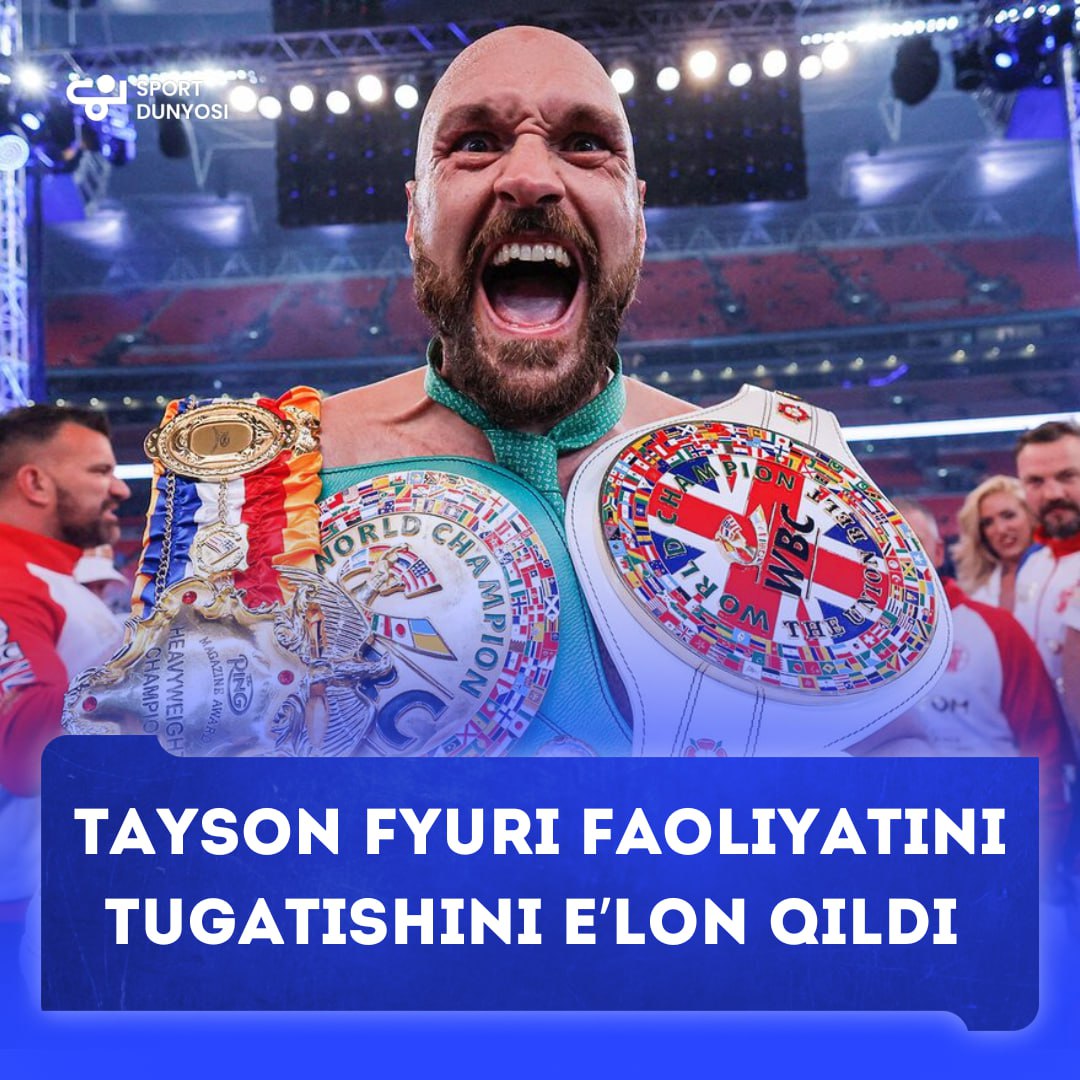 Professional boxing star Tyson Fury has announced his retirement. 