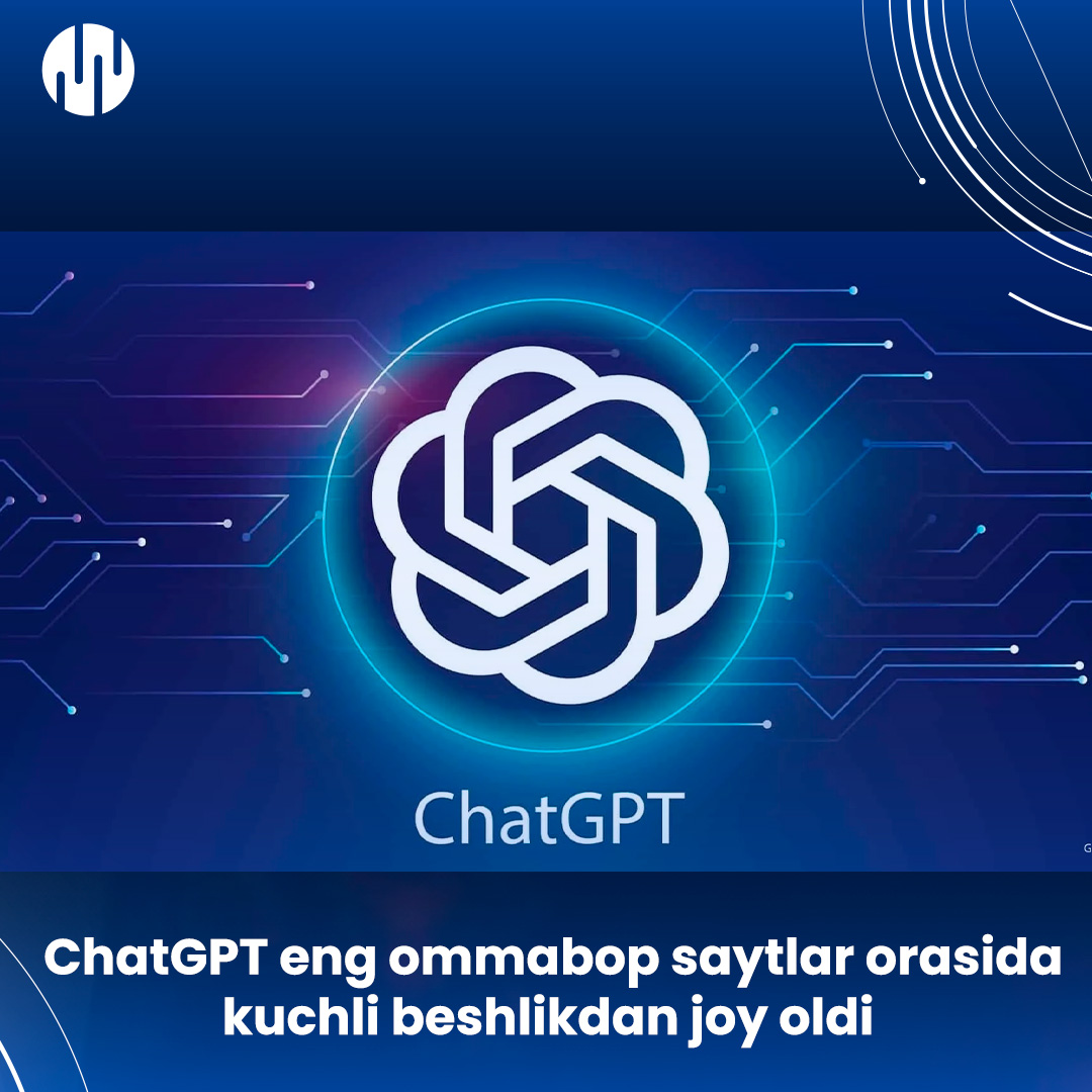 ChatGPT ranks fourth among the most popular websites in Uzbekistan