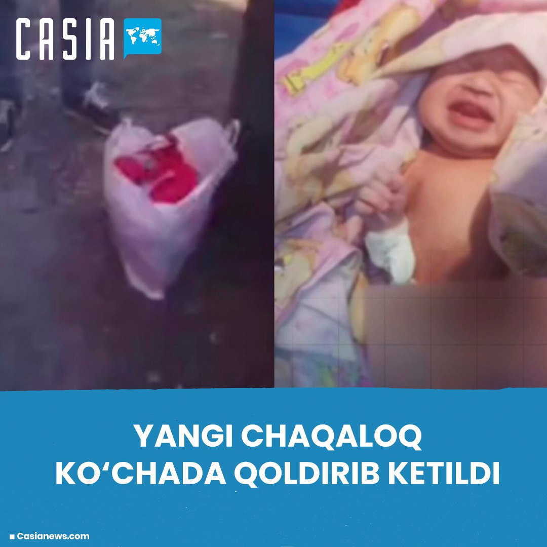 Newborn baby thrown into bag in Tashkent