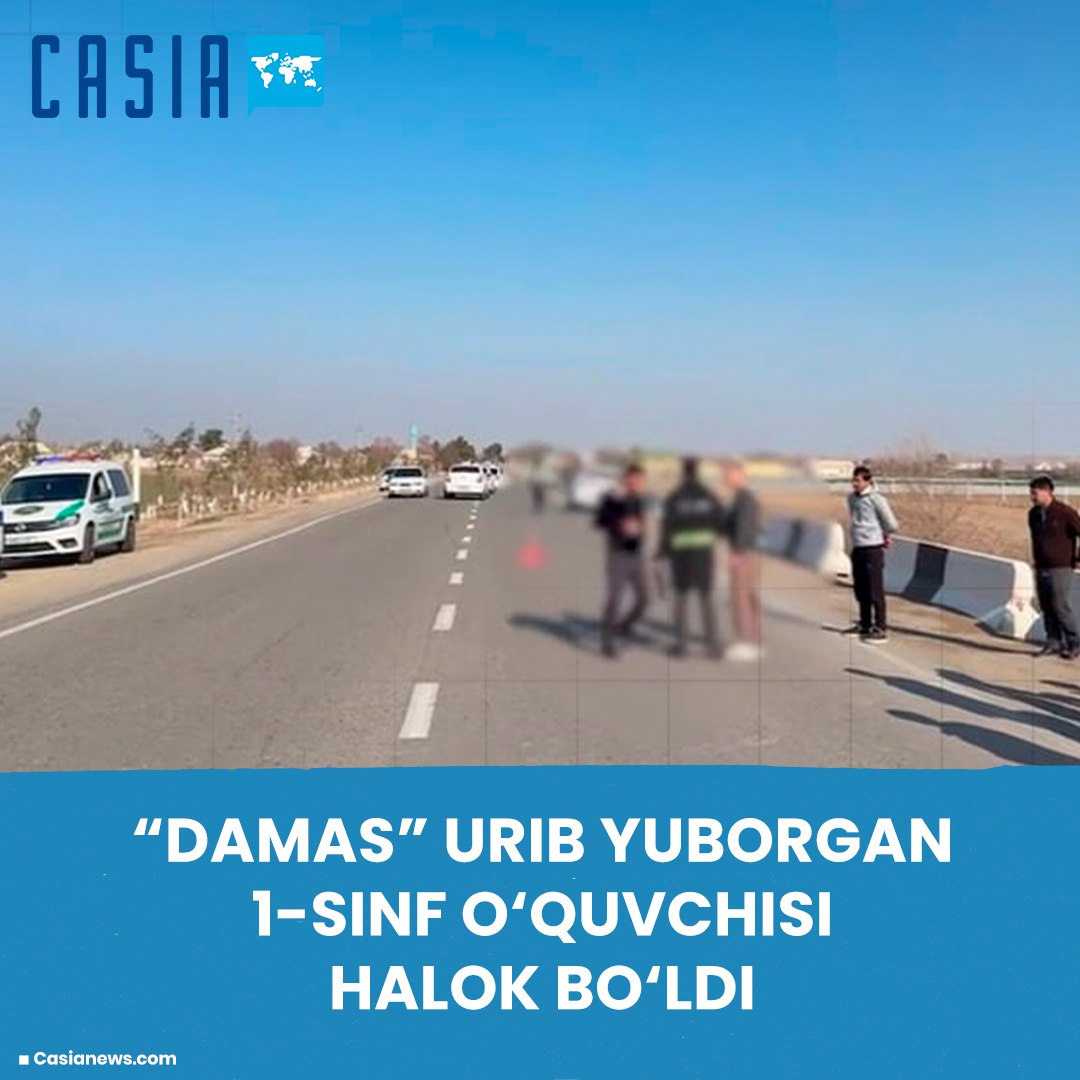 “Damas” mashinasi yo‘lni kesib o‘tayotgan 8 yoshli bolani urib yubordi