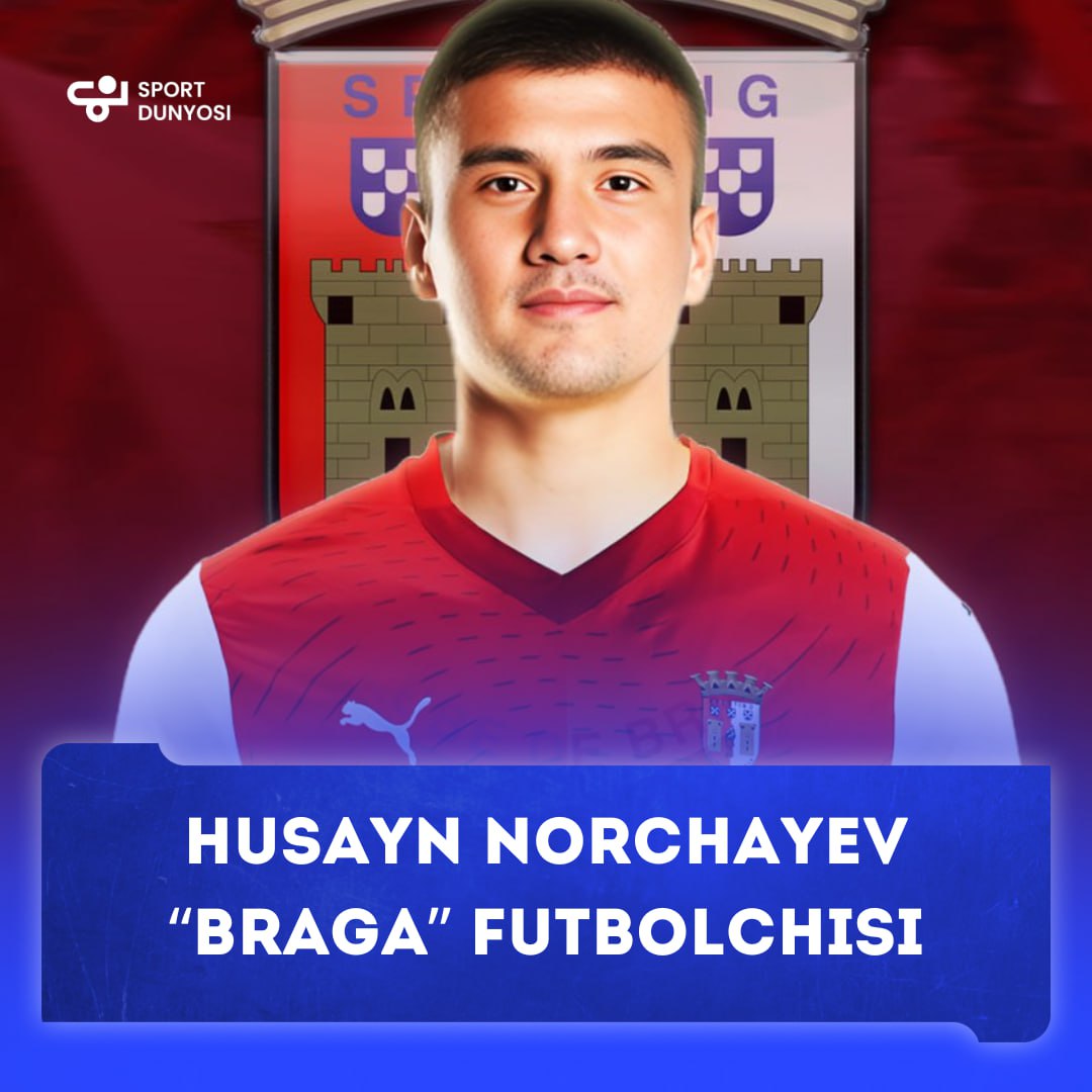 Good news! Husayn Norchayev is close to becoming a player of the Portuguese club "Braga"!