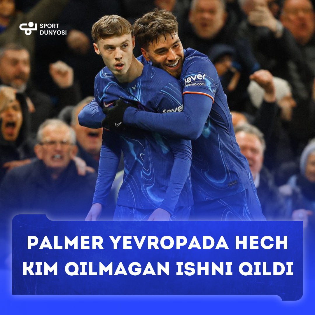 Palmer yevropada hech kim qilmagan statistikani qayd etmqoda
