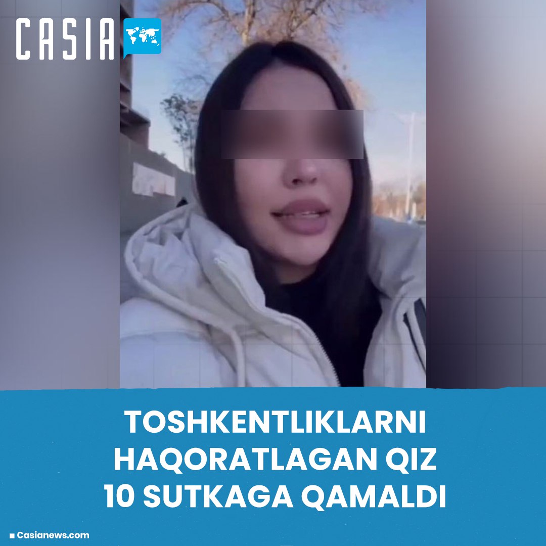Student girl who insulted Tashkent residents sentenced to 10 days in prison