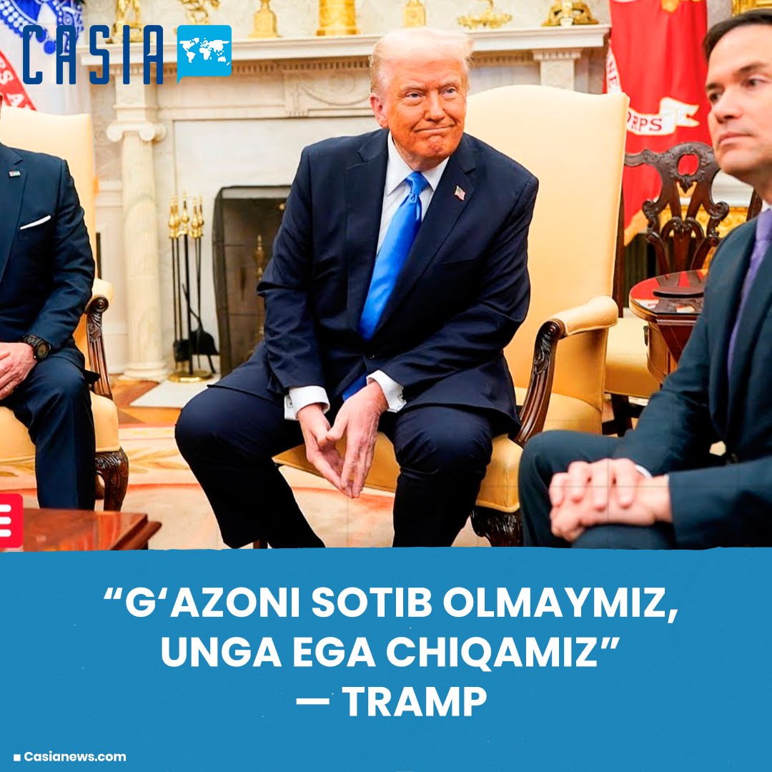 “G‘azoni sotib olmaymiz, unga ega chiqamiz” — Tramp