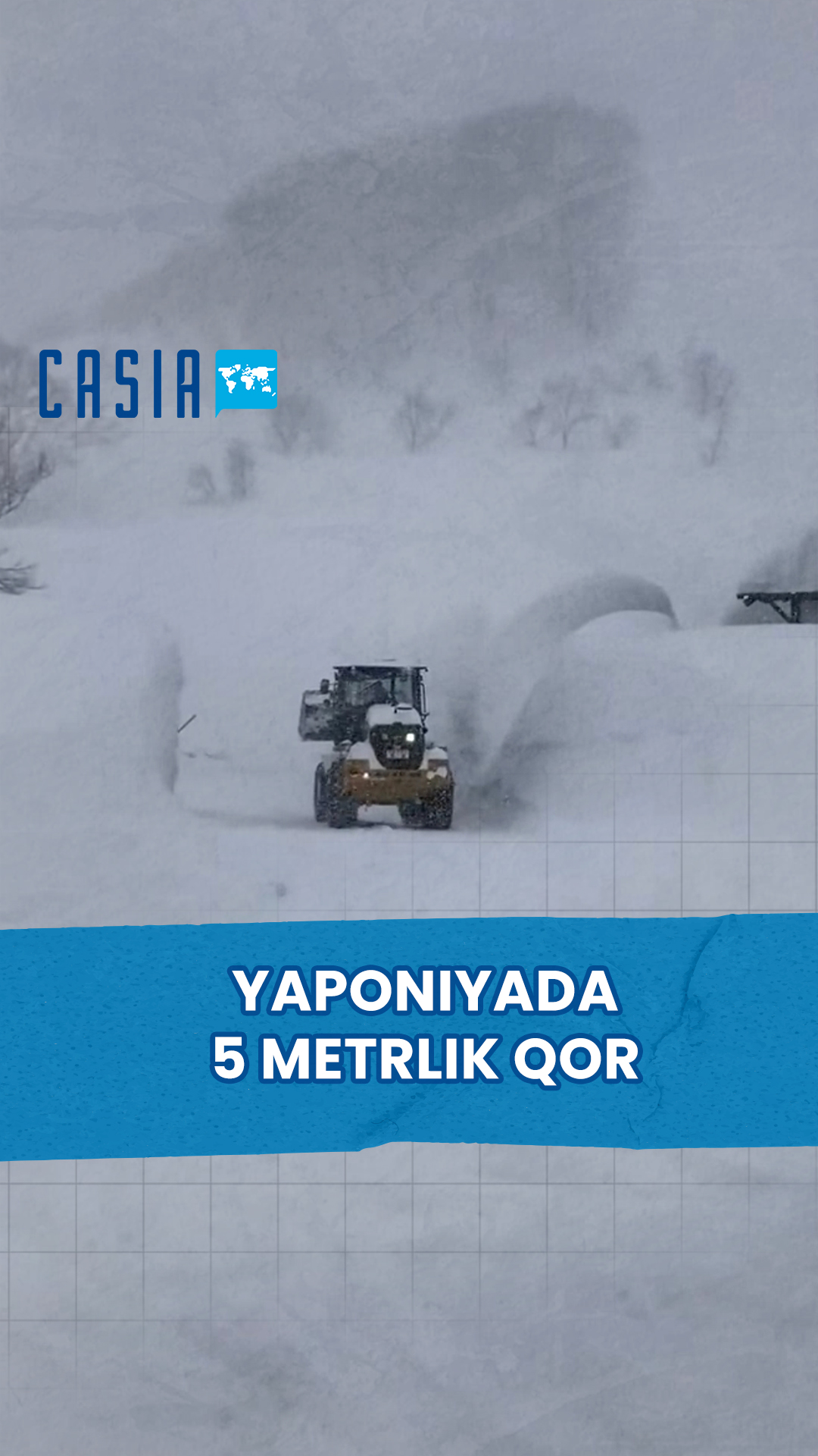 Japan records 5-meter-deep snowfall