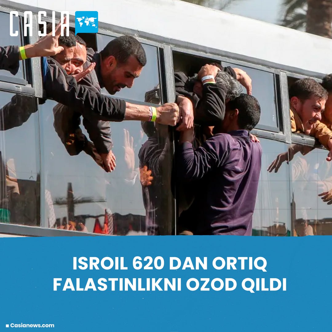 Israel releases more than 620 Palestinians