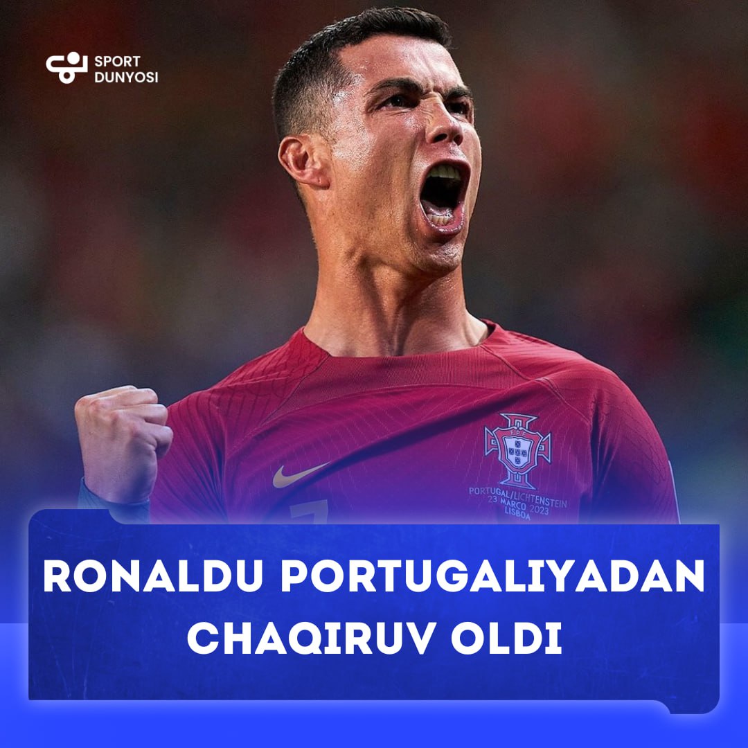 Ronaldu Portugaliyadan chaqiruv oldi