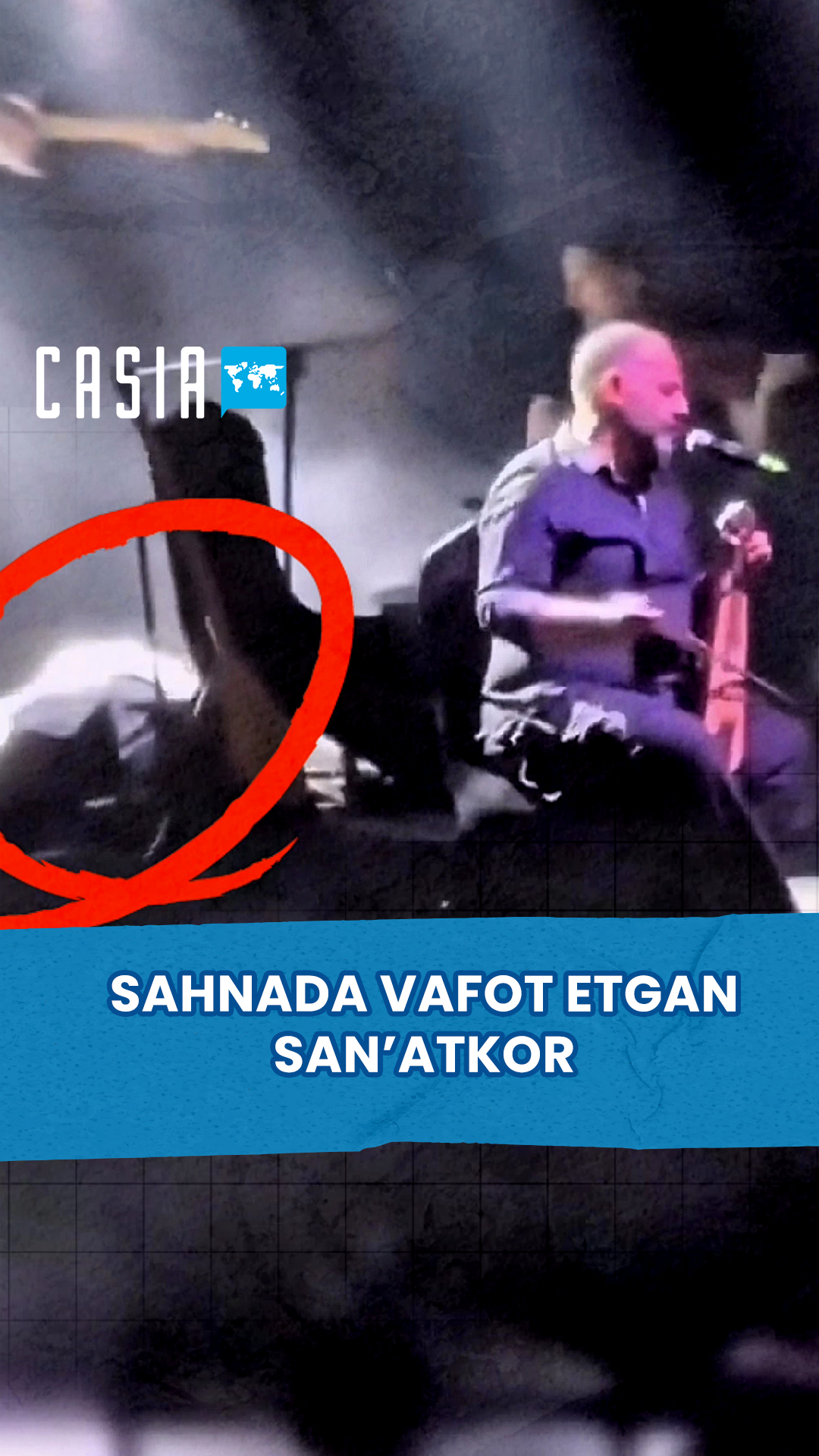Artist dies on stage