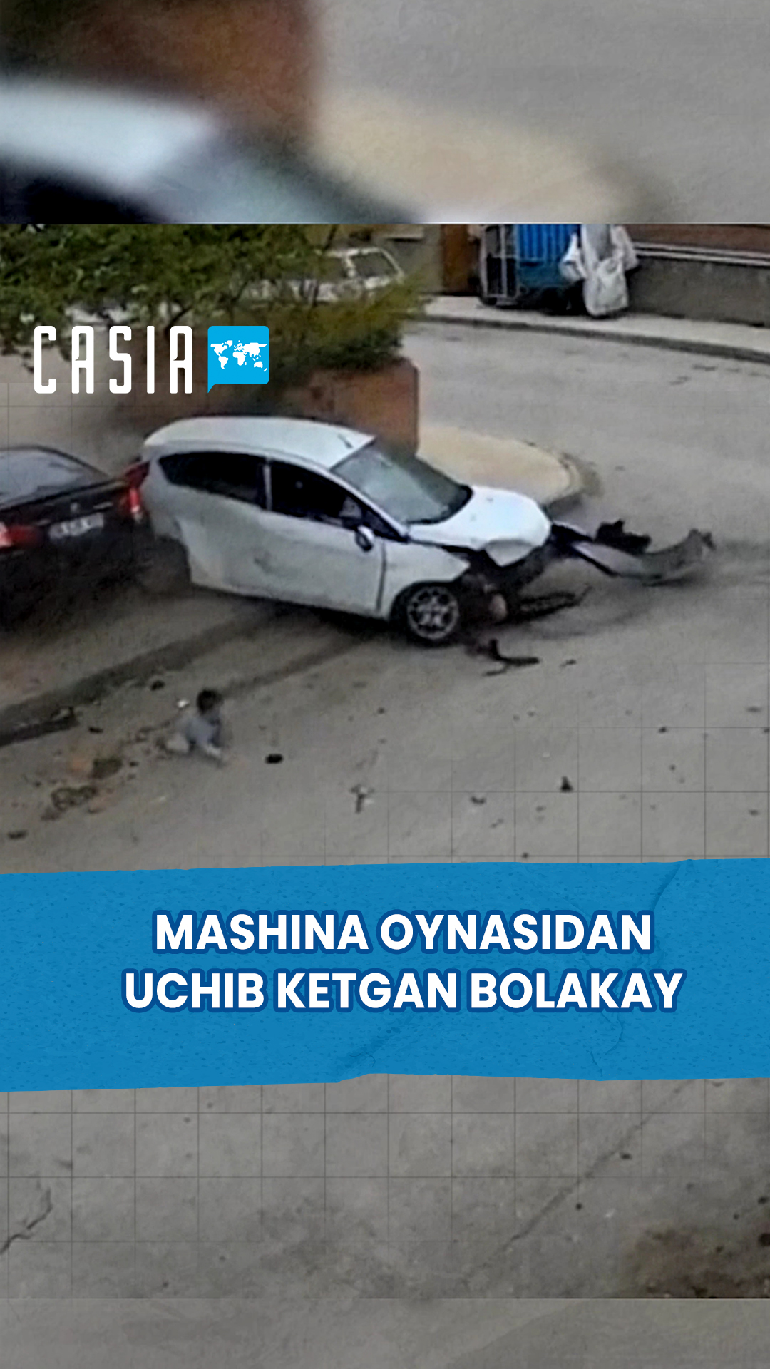 Child thrown from car window