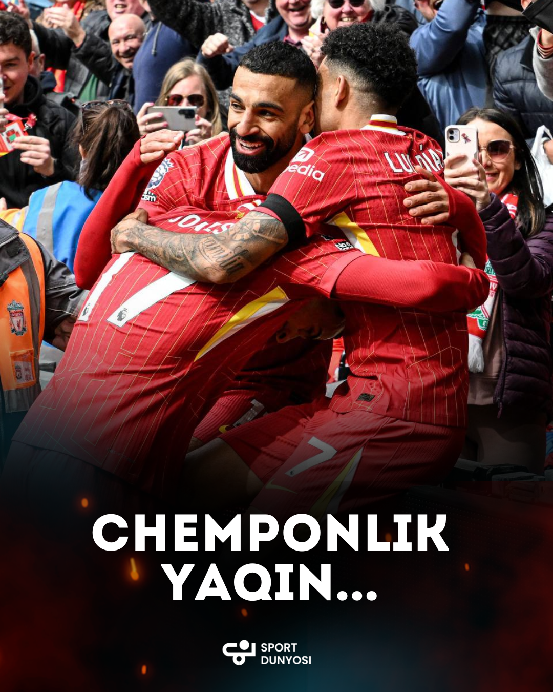 There are only 2 games left before Liverpool reach Premier League glory or become champions!